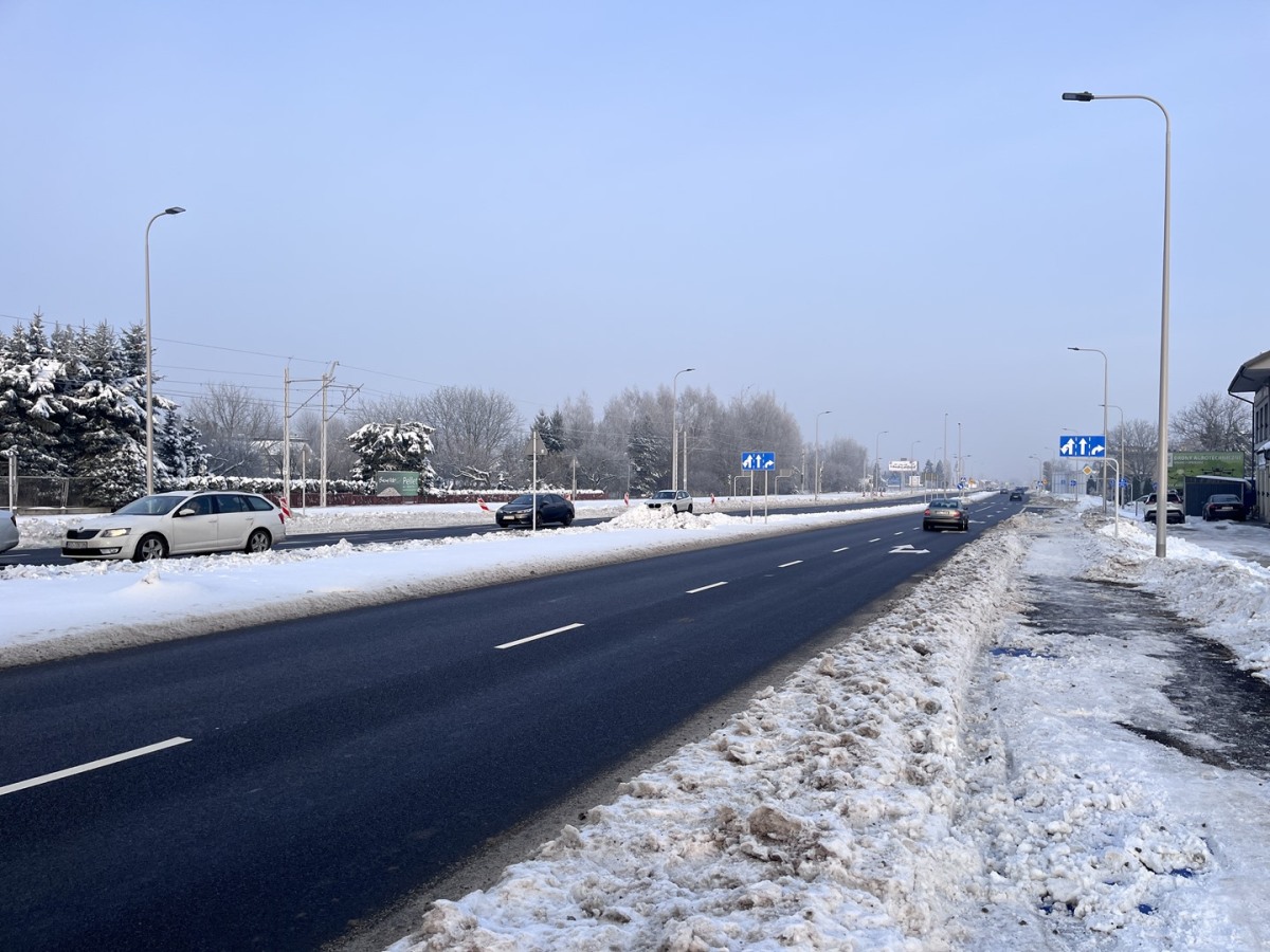 Przebudowa ul. Warszawskiej w Rzeszowie na finiszu [ grudzień 2023 ]